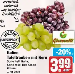 HIT Italien Tafeltrauben mit Kern Angebot