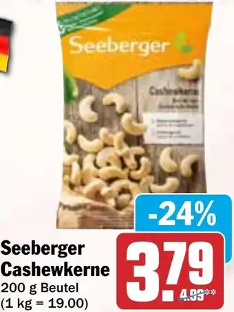 HIT Seeberger Cashewkerne Angebot
