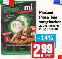 HIT Pinsami Pinsa Teig vorgebacken Angebot