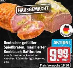HIT Deutscher gefüllter Spießbraten, marinierter Knoblauch-Saftbraten Angebot