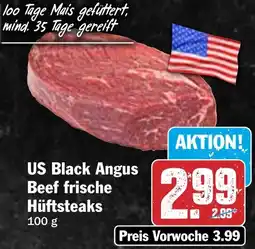 HIT US Black Angus Beef frische Hüftsteaks Angebot