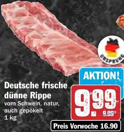 HIT Deutsche frische dünne Rippe Angebot