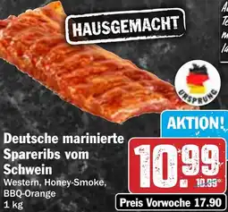 HIT Deutsche marinierte Spareribs vom Schwein Angebot
