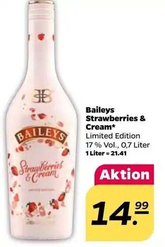 NETTO Baileys Strawberries & Cream 0,7L Angebot