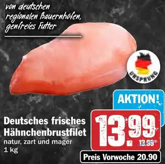 HIT Deutsches frisches Hähnchenbrustfilet Angebot