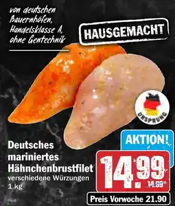HIT Deutsches mariniertes Hähnchenbrustfilet Angebot