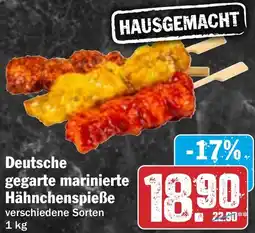 HIT Deutsche gegarte marinierte Hähnchenspieße Angebot