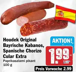 HIT Houdek Original Bayrische Kabanos, Spanische Chorizo Cular Extra Angebot