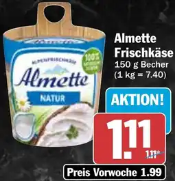 HIT Almette Frischkäse Angebot