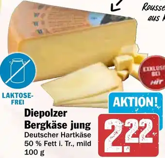 HIT Diepolzer Bergkäse jung Angebot