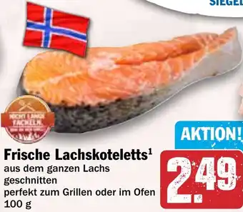 HIT Frische Lachskoteletts Angebot