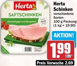 HIT Herta Schinken Angebot