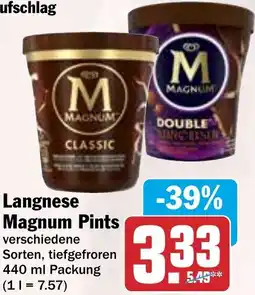 HIT Langnese Magnum Pints Angebot
