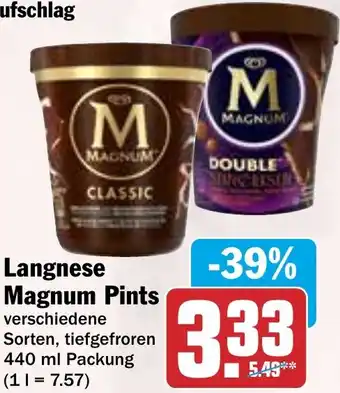 HIT Langnese Magnum Pints Angebot