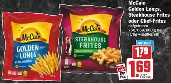 HIT McCain Golden Longs, Steakhouse Frites oder Chef-Frites Angebot
