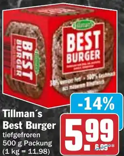 HIT Tillman's Best Burger Angebot