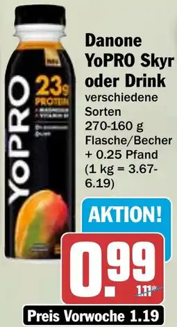 HIT Danone YoPRO Skyr oder Drink Angebot
