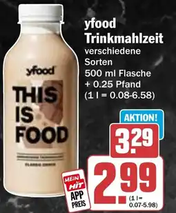 HIT yfood Trinkmahlzeit Angebot