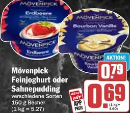 HIT Mövenpick Feinjoghurt oder Sahnepudding Angebot