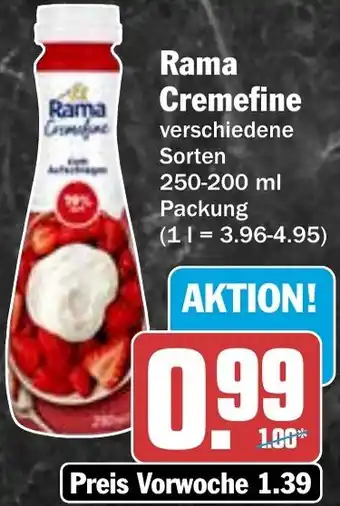 HIT Rama Cremefine Angebot