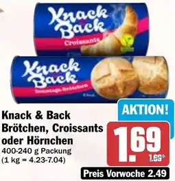 HIT Knack & Back Brötchen, Croissants oder Hörnchen Angebot