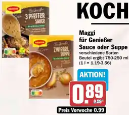 HIT Maggi für Genießer Sauce oder Suppe Angebot
