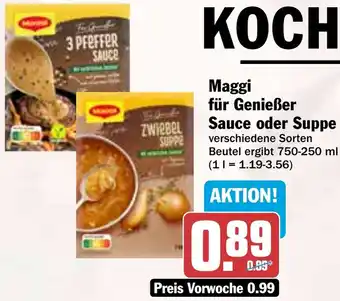 HIT Maggi für Genießer Sauce oder Suppe Angebot