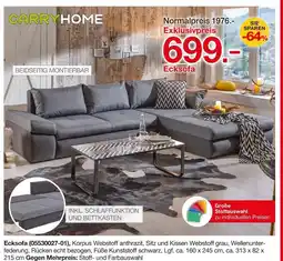 Möbelzentrum Pforzheim Carryhome ecksofa Angebot