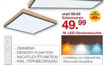 Möbelzentrum Pforzheim Led-deckenleuchte Angebot
