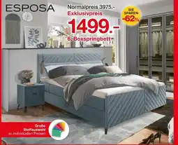 Möbelzentrum Pforzheim Esposa boxspringbett Angebot