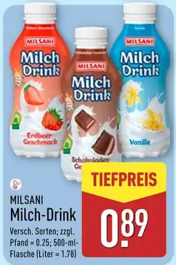 Aldi Nord Milsani milch-drink erdbeer Angebot
