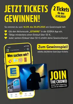 Edeka Edeka tickets gewinnspiel Angebot