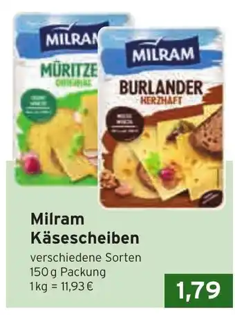 CAP Markt Milram Käsescheiben Angebot