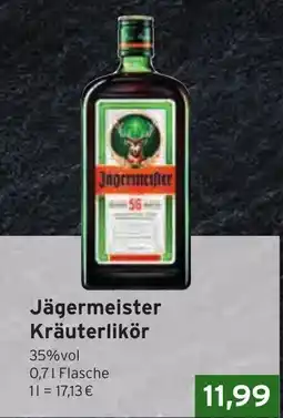 CAP Markt Jägermeister Kräuterlikör Angebot
