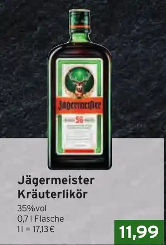 CAP Markt Jägermeister Kräuterlikör Angebot