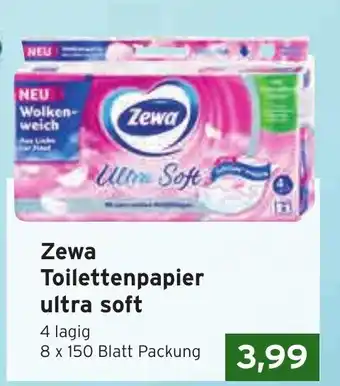 CAP Markt Zewa Toilettenpapier ultra soft Angebot