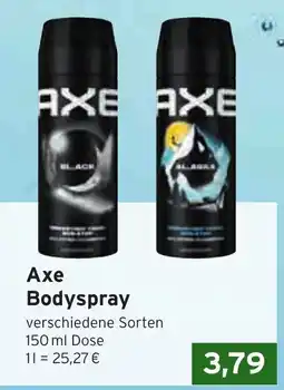 CAP Markt Ахе Bodyspray Angebot