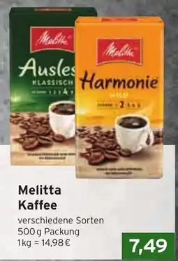 CAP Markt Melitta Kaffee Angebot