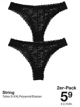 Zeeman String 2er-Pack Angebot