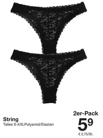 Zeeman String 2er-Pack Angebot