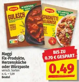 NP Discount Maggi Fix-Produkte, Herzensküche oder Würzpaste Angebot
