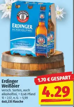 NP Discount Erdinger Weißbier Angebot