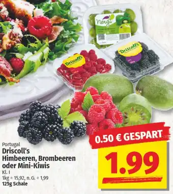 NP Discount Driscoll's Himbeeren, Brombeeren oder Mini-Kiwis Angebot