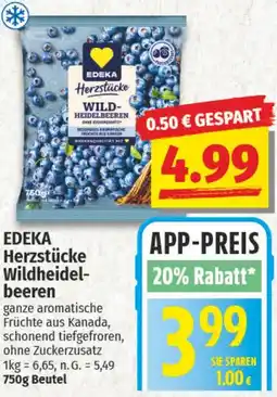 NP Discount EDEKA Herzstücke Wildheidelbeeren Angebot