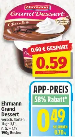 NP Discount Ehrmann Grand Dessert Angebot