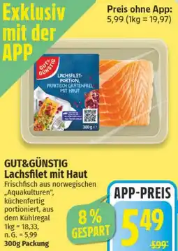 NP Discount GUT&GÜNSTIG Lachsfilet mit Haut Angebot