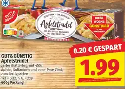 NP Discount GUT&GÜNSTIG Apfelstrudel Angebot