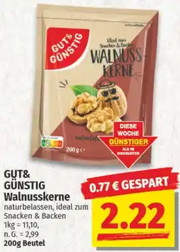 NP Discount GUT&GÜNSTIG Walnusskerne Angebot