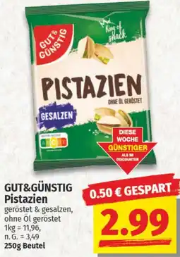 NP Discount GUT&GÜNSTIG Pistazien Angebot