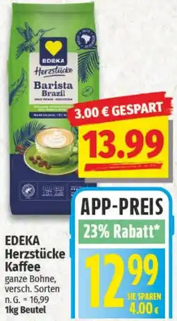 NP Discount EDEKA Herzstücke Kaffee Angebot